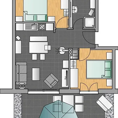 Haus Sanddorn Whg 03 Mit Terrasse Thiessow
